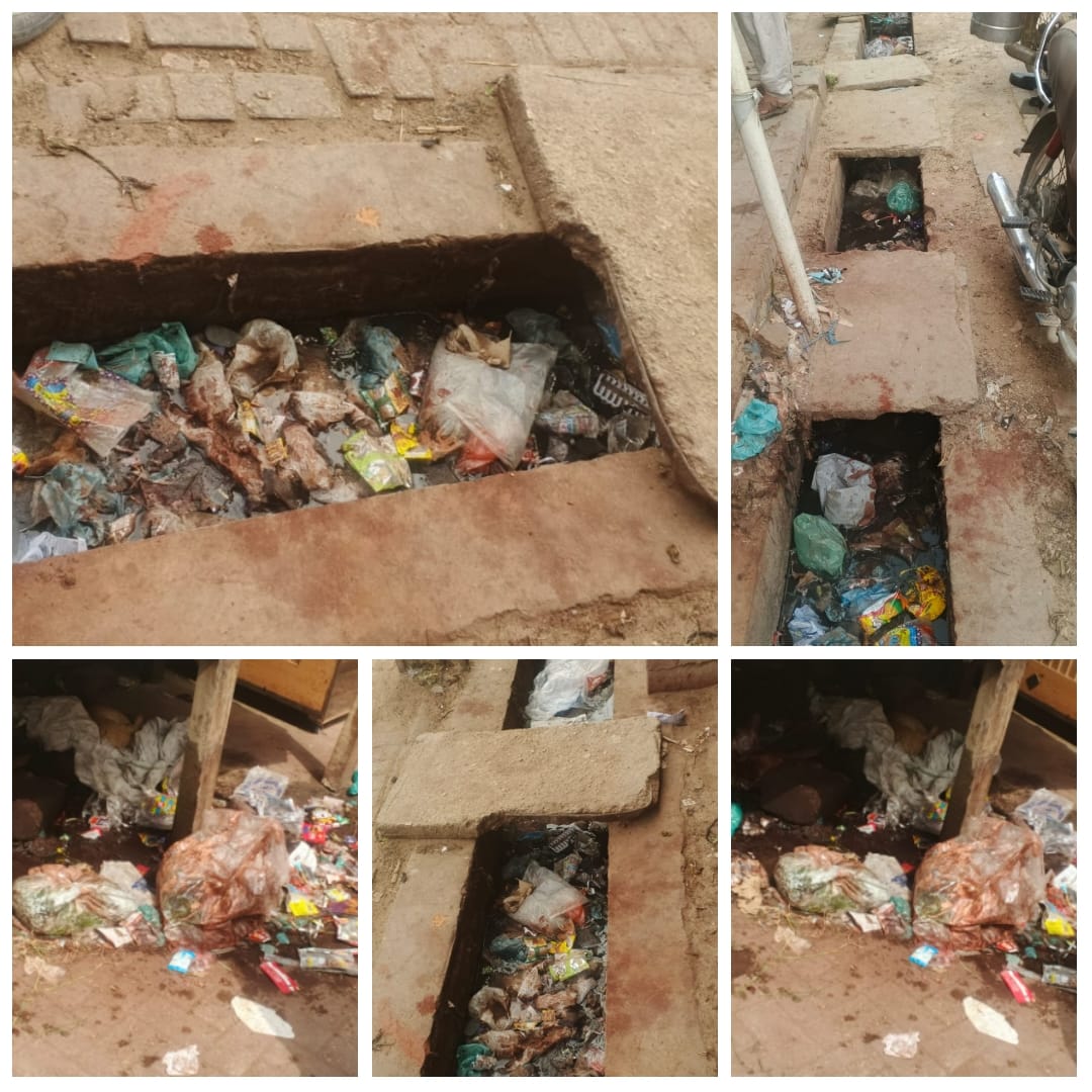 جنگ شاہی شہر میں صفائی کی ناقص صورتحال اور کھلے گٹروں کے